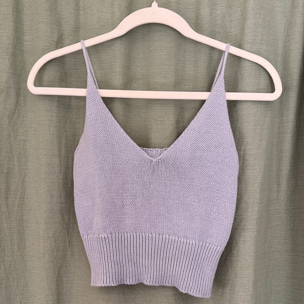 Urban Outfitters Lilac Knit Camisole